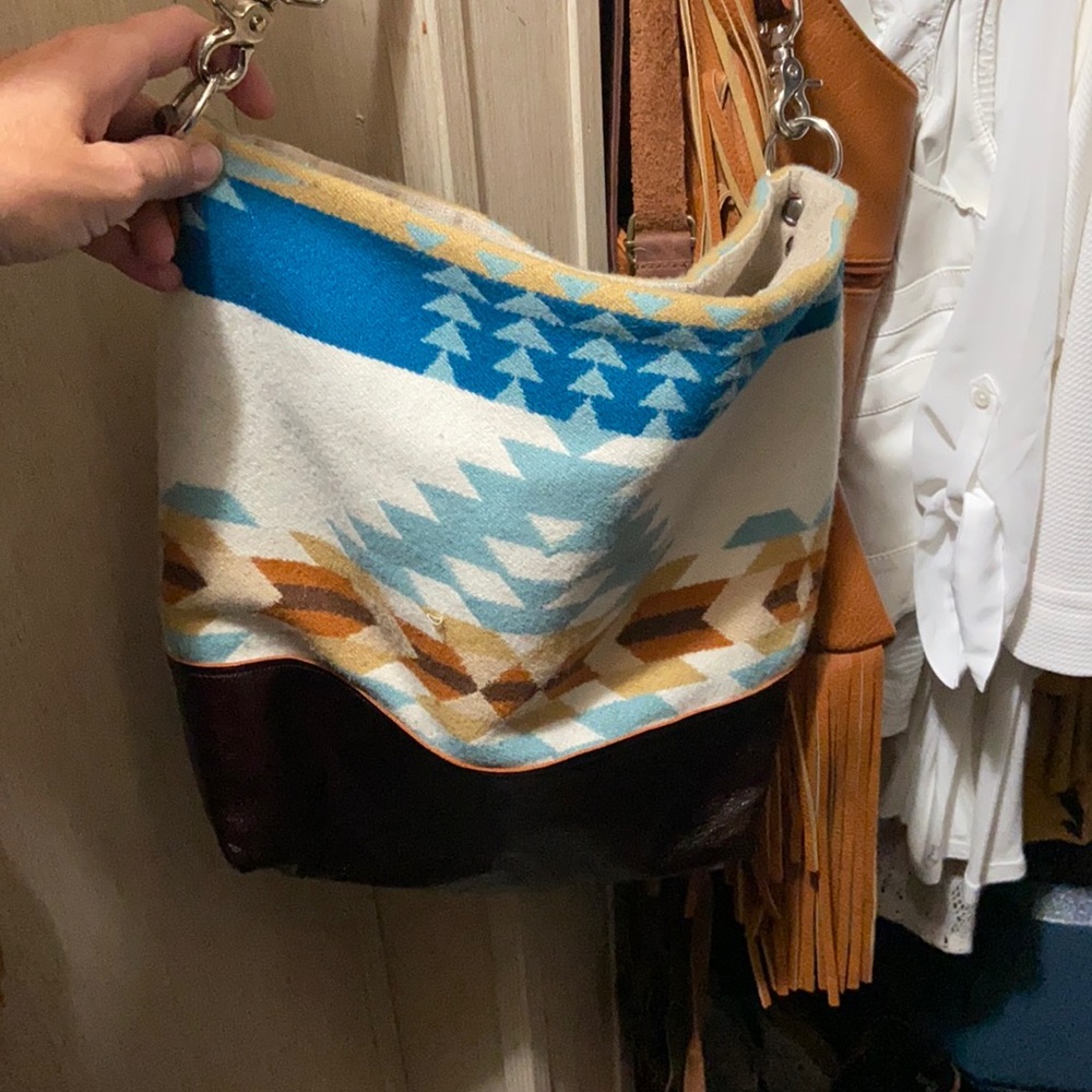 Pendleton wool purse